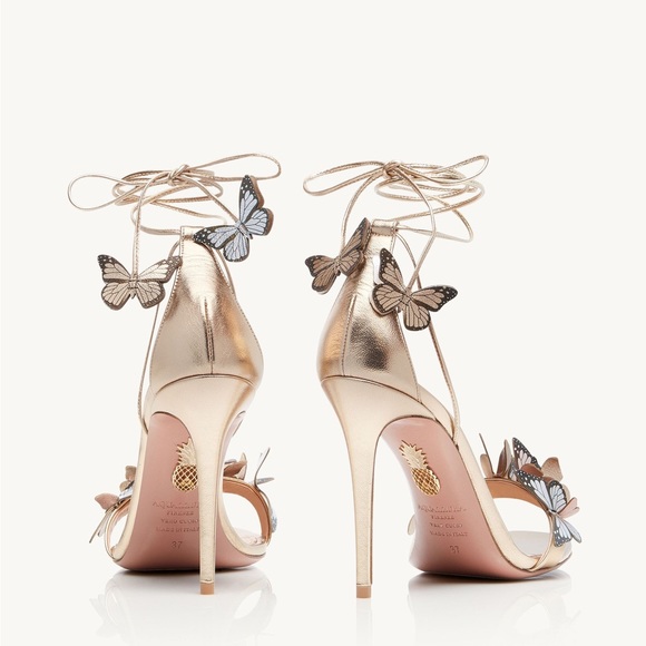 New Aquazzura Papillon Sandal 105 37 $1,045 - Picture 9 of 15